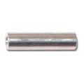 Midwest Fastener Round Spacer, #6 Screw Size, Aluminum, 1 in Overall Lg 76524